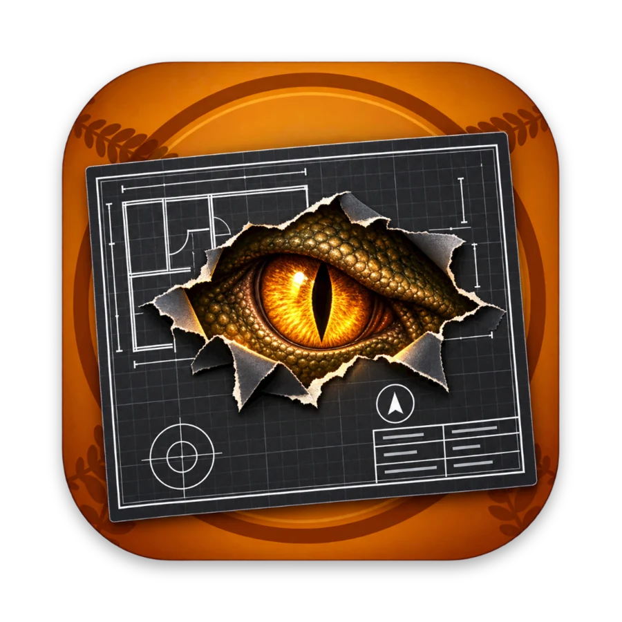 RaptorRemote glowing raptor eye icon